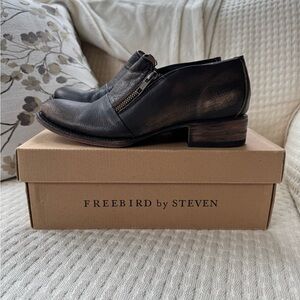 Freebird by Steven Black Vintage Leather Shoe Boots